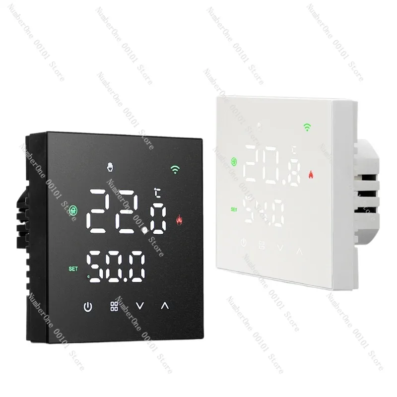 Matte Frosted Graffiti WiFi Smart Floor Heating Thermostat for Russia Electric Water Heating Boiler Wall Hung Furnace Touch
