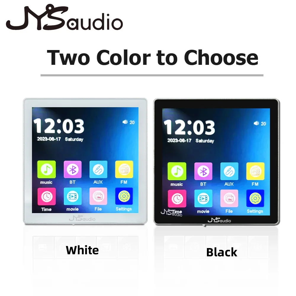 4-дюймовая мини-система умного дома, сенсорный экран, беспроводной Bluetooth-музыкальный плеер, FM-радио, USB-потолочный динамик, настенный усилитель