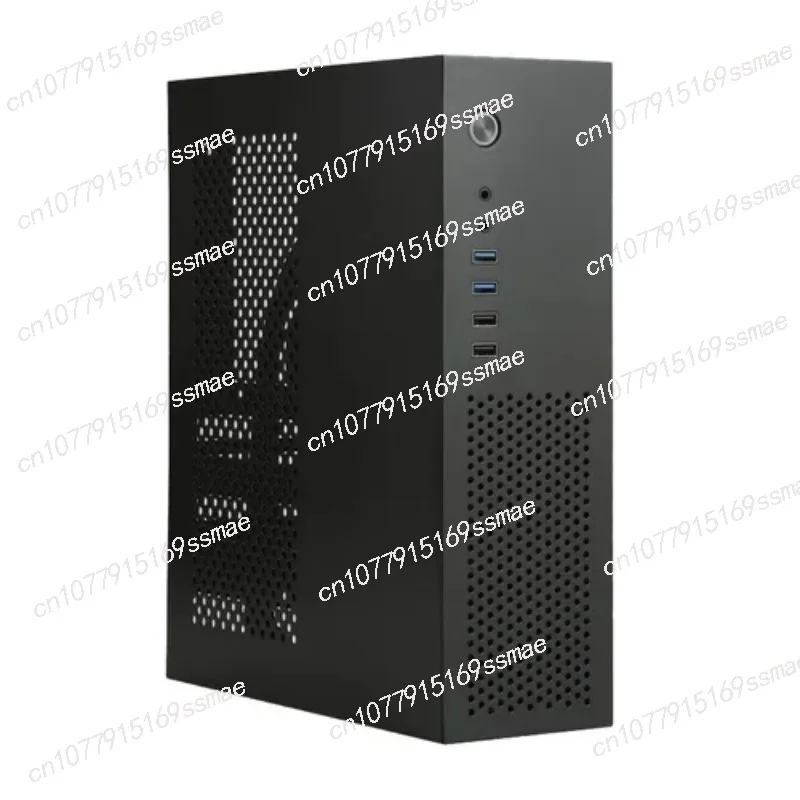 SKTC A10 Desktop Computer HTPC Shell Is Equipped with 1u Power Supply MATX Unique Black Mini Main Box