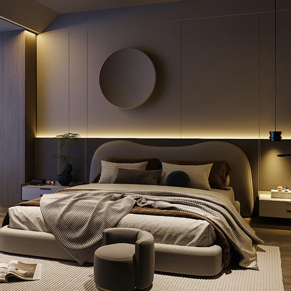 ABNO-ذاتية اللصق 5 متر 24 فولت الجهد المنخفض COB LED قطاع 320 المصابيح/م 8 مللي متر عرض الأبيض مرنة إضاءة الخزانة قطاع الضوء الأبيض الطبيعي