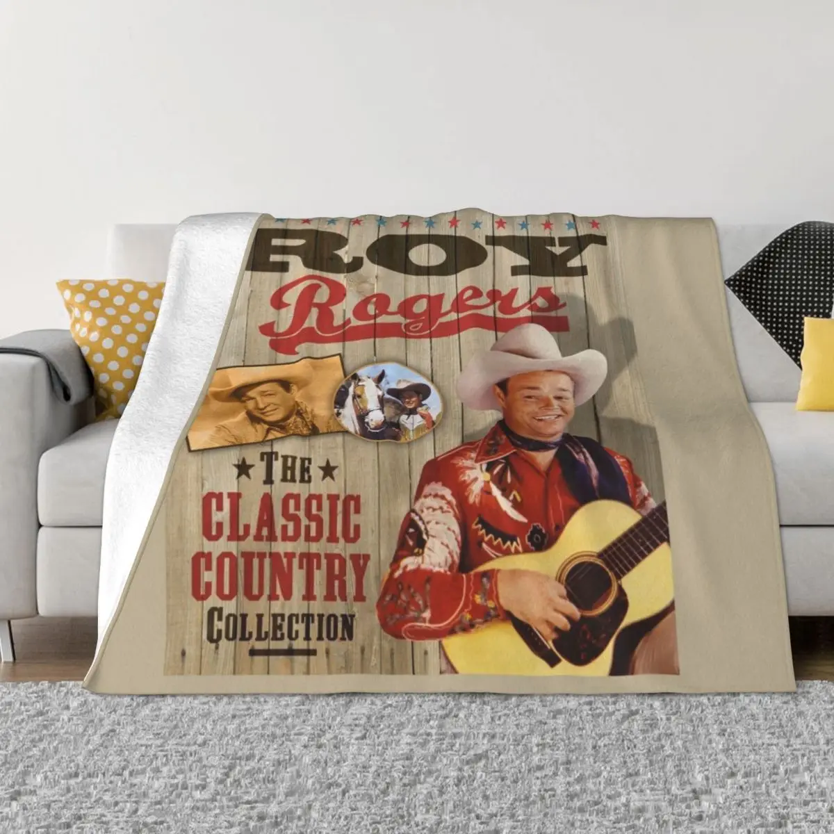 

Roy Rogers – The Classic Country Collection Throw Blanket warm blanket for winter Sofa Quilt Stuffed Blankets christmas blanket