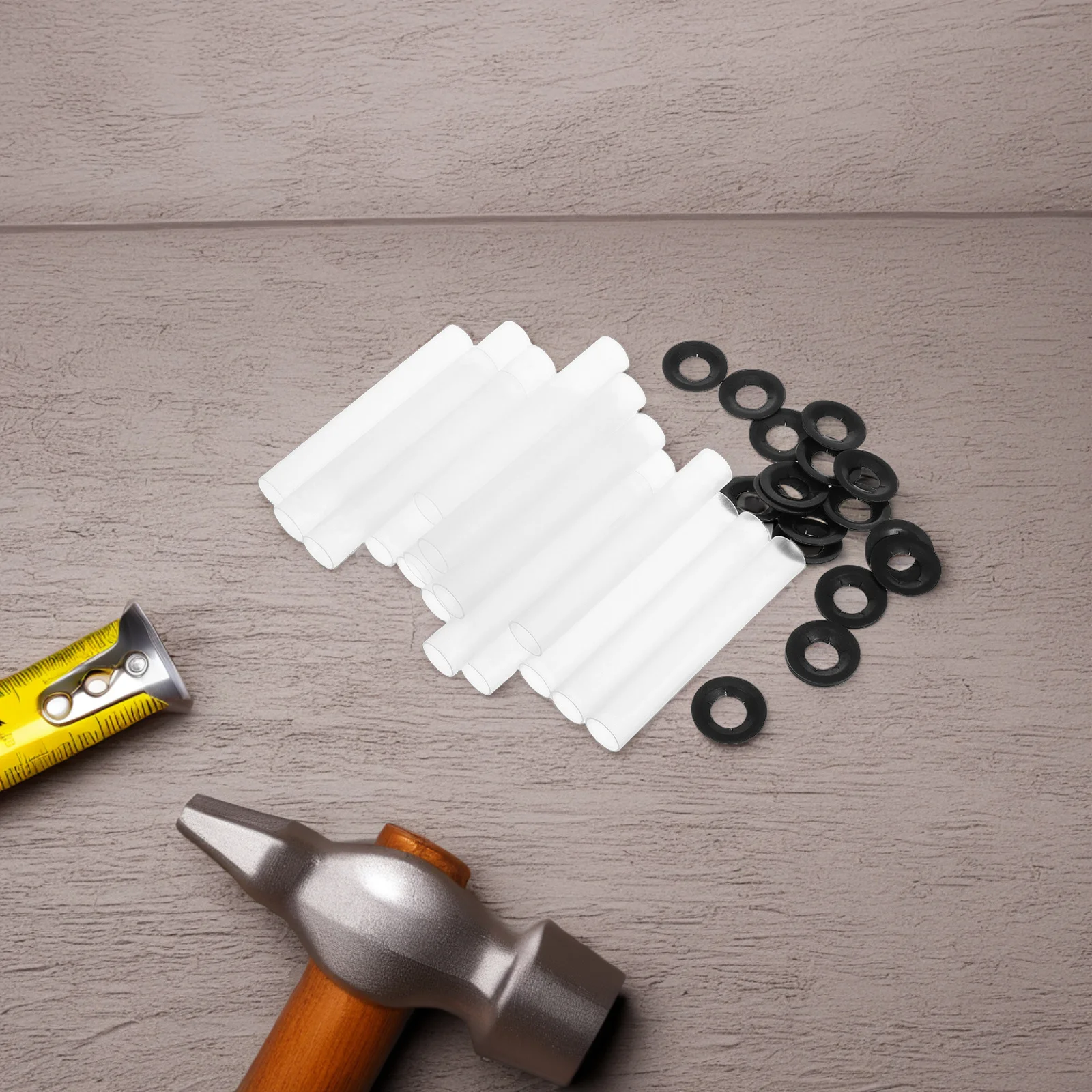 مجموعة واحدة من الأكمام الدوارة المفصلية بديلة من البلاستيك القوي للأبواب الصاخبة سهلة التركيب متوافقة مع معظم أبواب أنظمة المرآب