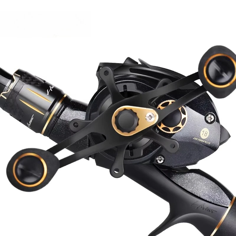 Best Selling Baitcasting Rod & Reel Combo - for Bass Fishing - Travel-Friendly, Rotary Reel - Portable, Durable, Smooth Casting