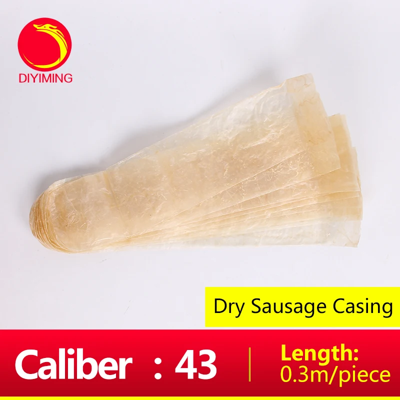 Sausage Casing Stuffer for DIY, Big Sausage Shell Cover, Salsam Packing, 68mm Width, 43mm Length, 300mm Width, Home, 3 Pcs