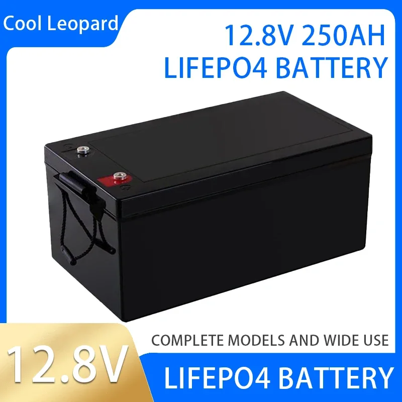 Supply 12.8V 250Ah Lithium Battery Large-Capacity RV Battery, Solar energy Lithium Iron Phosphate Battery Pack.