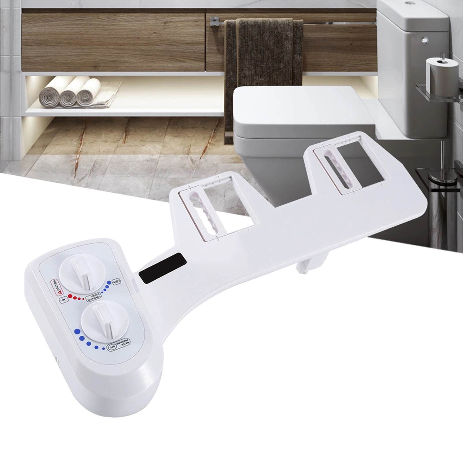Bidet-Bidet-Waschaufsatz, WC-Bidet-Warm-/Kaltdüse, nicht elektrischer WC-Bidet-Waschaufsatz für