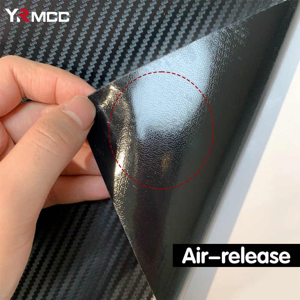 2D/3D Carbon Fiber Vinyl Wrap Black Car Stickers Waterproof Adhesive Vinyl Auto Tuning Film Motorcycle Stickers Cars Accessories