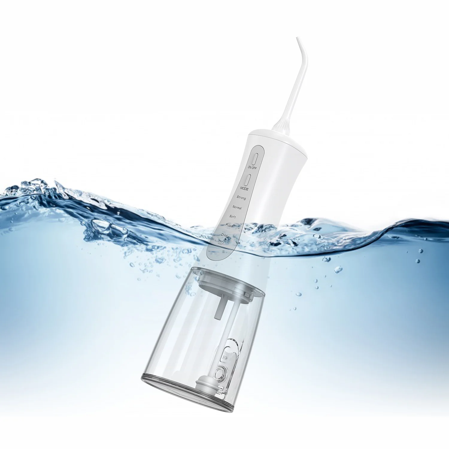 

350ml Capacity Portable Electronic Type-C Rechargeable Oral Irrigator Cordless Water Flosser