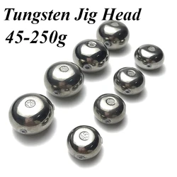 45g-250g 97% Solid Tungsten Tairaba Sea Fishing Fast Sinking Saltwater Jigs Head Bait Solid Fishing Lure