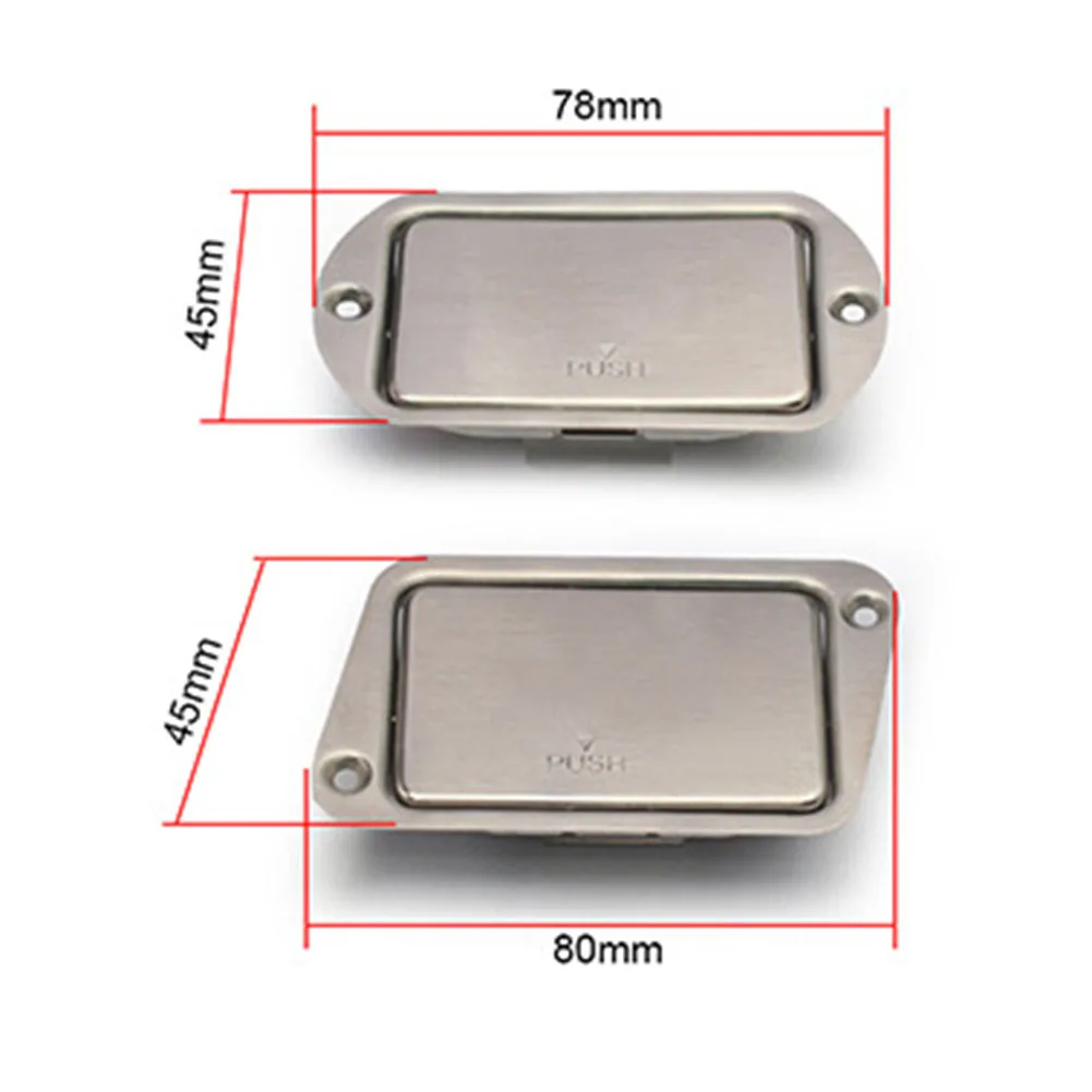 9V Battery Box Cover Replacement for Electric Guitar For Bass with Active Pickup Stainless Steel Housing Design