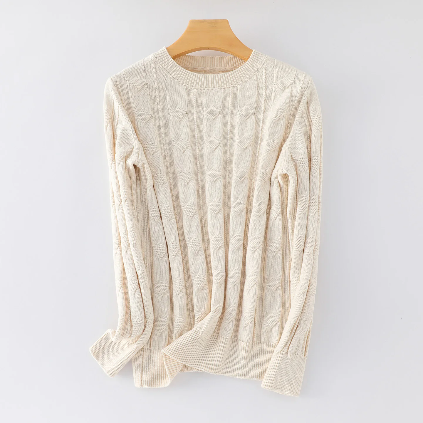 2026 New Autumn And Winter Women O-Neck Knit Sweater Long Sleeve Solid Color And Soft Pullover Casual Loose Warm Knit Tops
