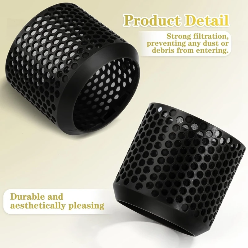 Capa de gaiola de filtro externo magnético para Dyson Airwrap HS01/HS05 Acessório de substituição durável Filtro modelador de cabelo