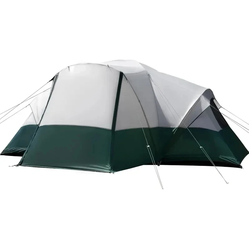 

Camping Tent with Porch Family Big Dome Tunnel Tent includes Rainfly Easy Setup Outdoor