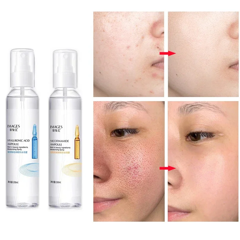 

150ml Hyaluronic Acid Facial Serum Moisturizing Whiten Pore Shrink Anti-aging Freckle Anti Wrinkle VC Niacinamide Face Essence