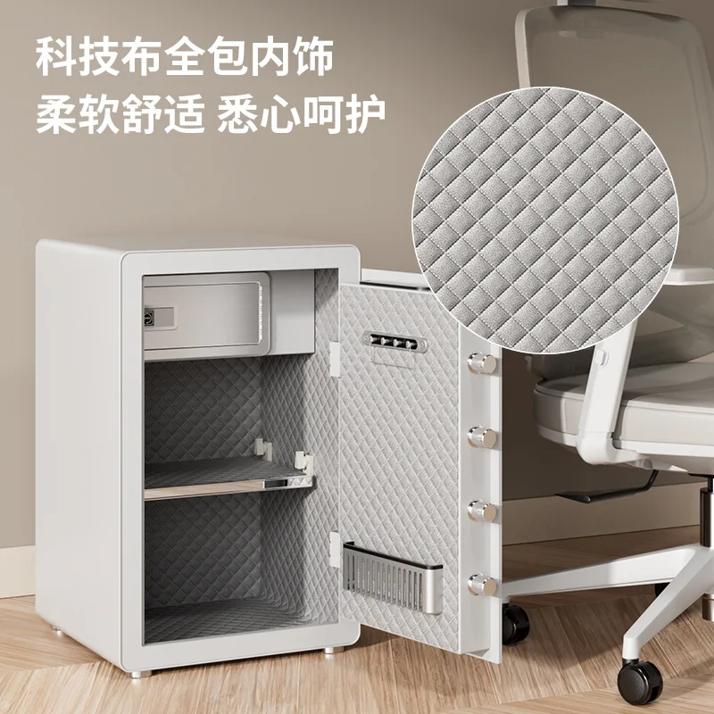 Small safe deposit box, suitable for multiple venues, fingerprint password safe, safe, anti-theft alarm