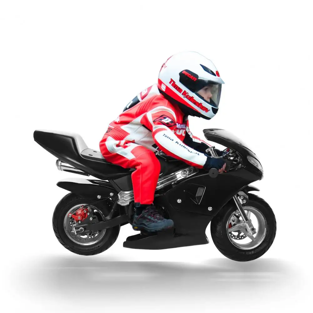 Over 13 Years Old Kids Motorcycle Dual Headlights Mini Motorcycle Strong Power 2-Stroke 49cc Pocket Gas Motorbike
