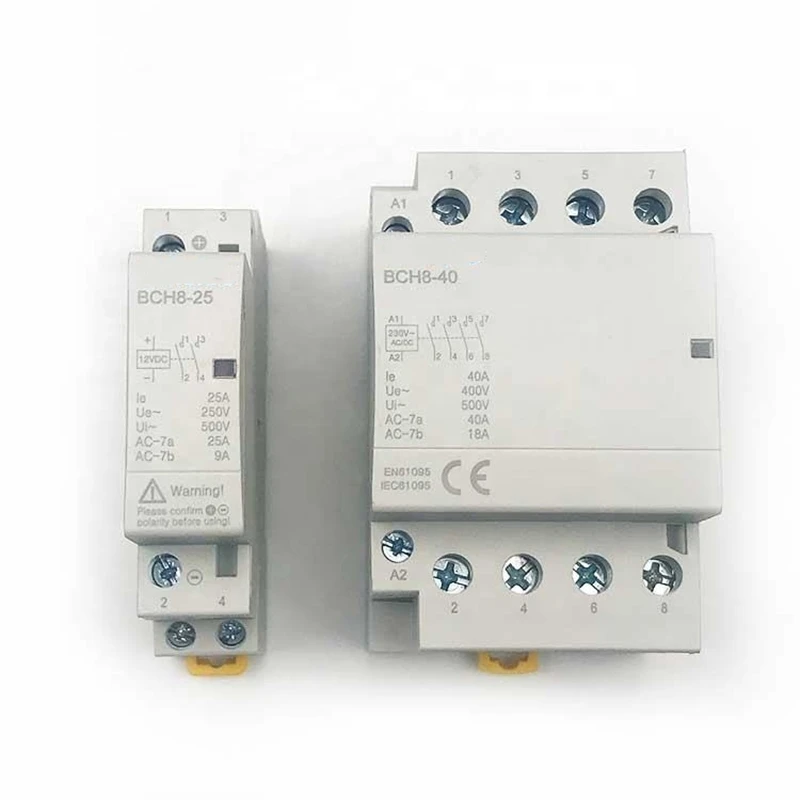 TOCT1 4P 63A 110V COIL 400V~ 50/60HZ Din rail Household ac Modular contactor 4NO or 2NO 2NC Contactors