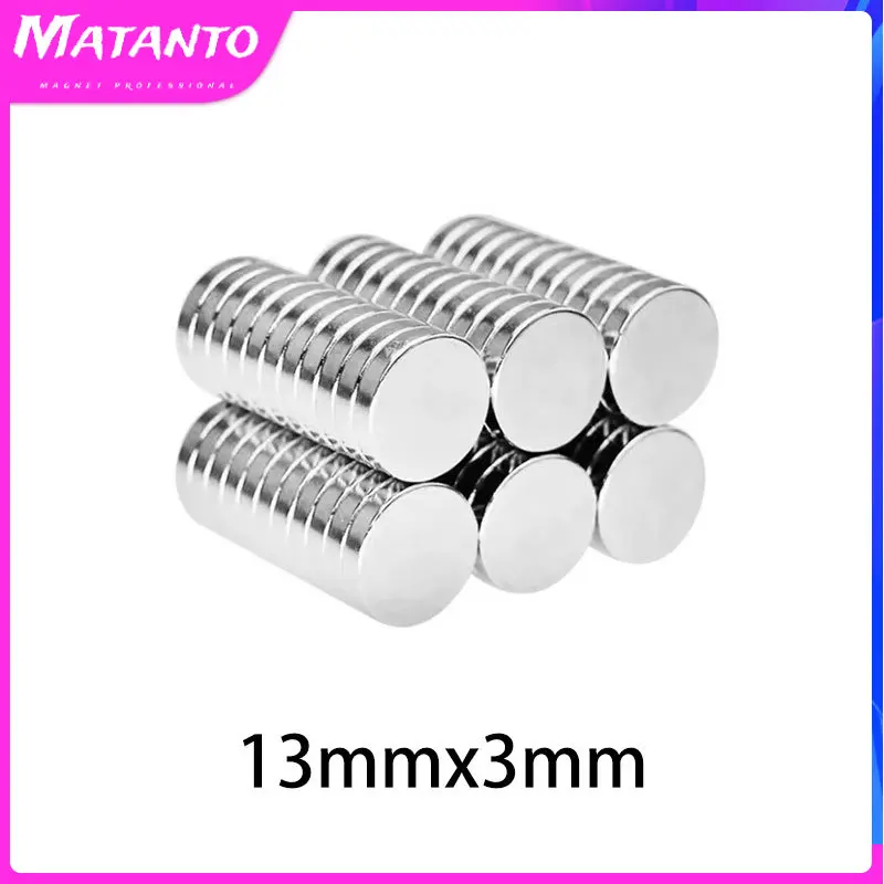 10/20/50/100/150PCS 13x3 mm Disc Neodymium Magnets 13mm*3mm Sheet Permanent Round N35 Super Strong Powerful Magnets 13*3 mm