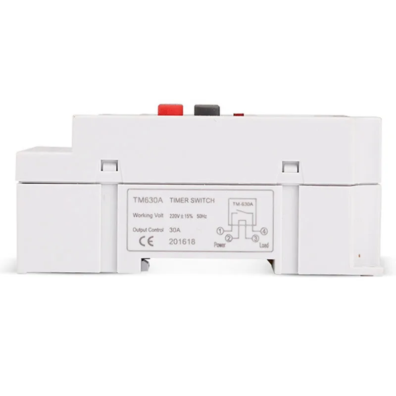 SINOTIMER 12V DC Input 7 Days Programmable 24Hrs MINI TIMER SWITCH Time Relay Output Load High Power 30A-T44C