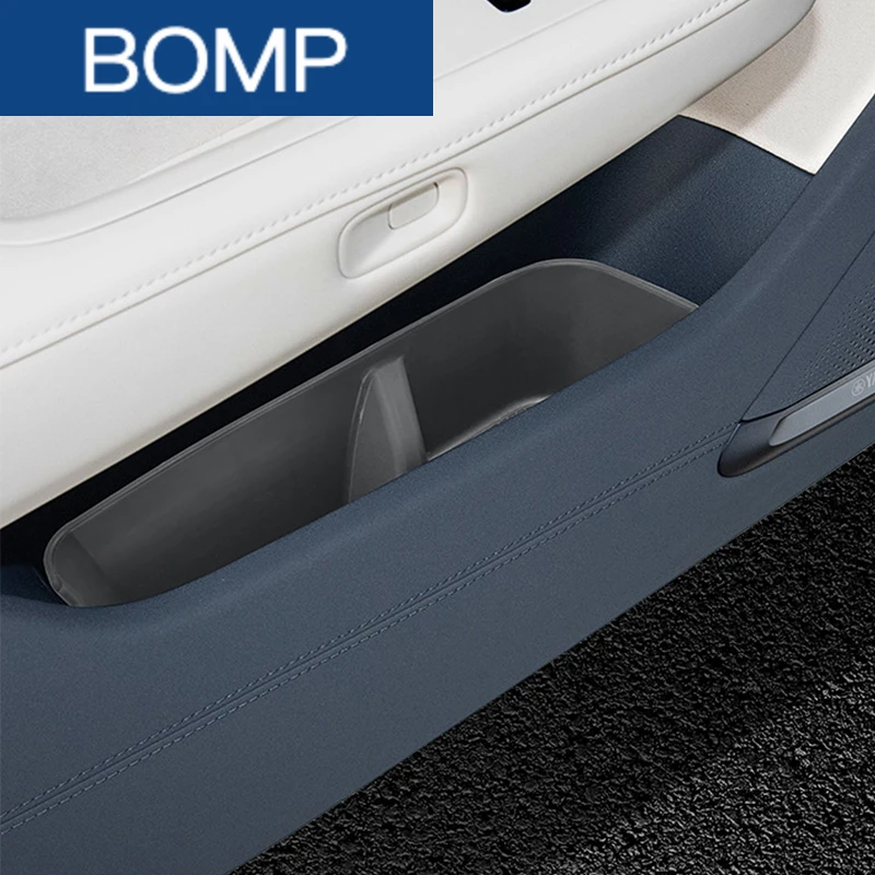 Fit For Zeekr 001 2024 Door Side Storage Box Front Rear Side Silica Gel Door Storage Organizer Tray Interior Accessories