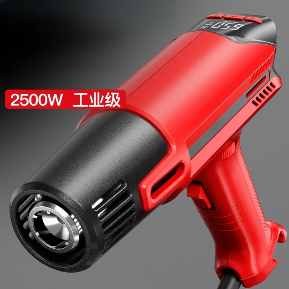 Industrial Grade Digital Display Hot Air Blower Handheld Plastic Welding  For Auto Sticker Installation Repair