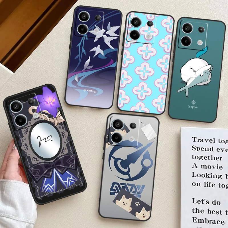 Honkai Star Rail Arlan Case For Redmi Note 12 Pro 9 10 11 9S 10S 11S 12S 10C 12C 13C Redmi Note 13 Pro Plus Cover