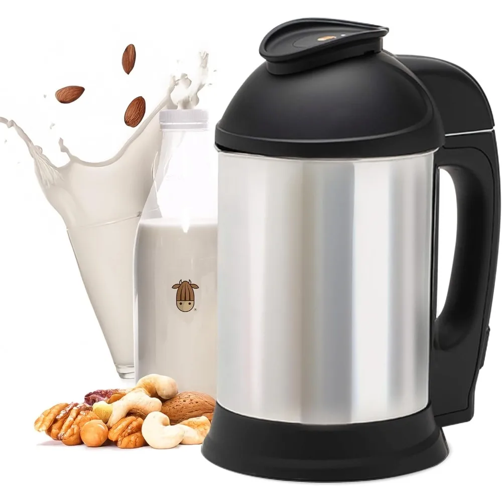 

Nut Milk Maker Machine, Plant Based Maker for Homemade Almond, Oat, Cashew Nut Milks & More, Stainless Steel,120V