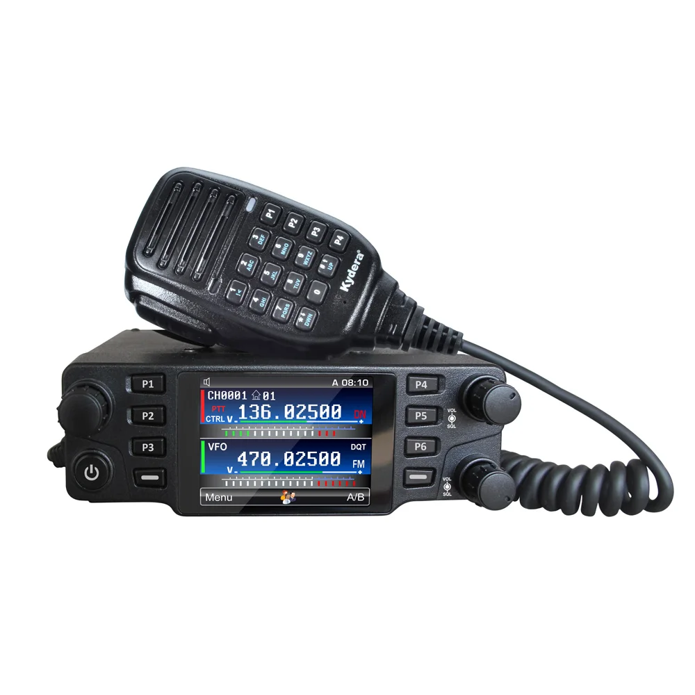 Kydera Dual Band Dual- Core CDR-700UUV UHF VHF DMR Mobile Radio Ham Two Way Radio With Cross Band Muti-repeater Models