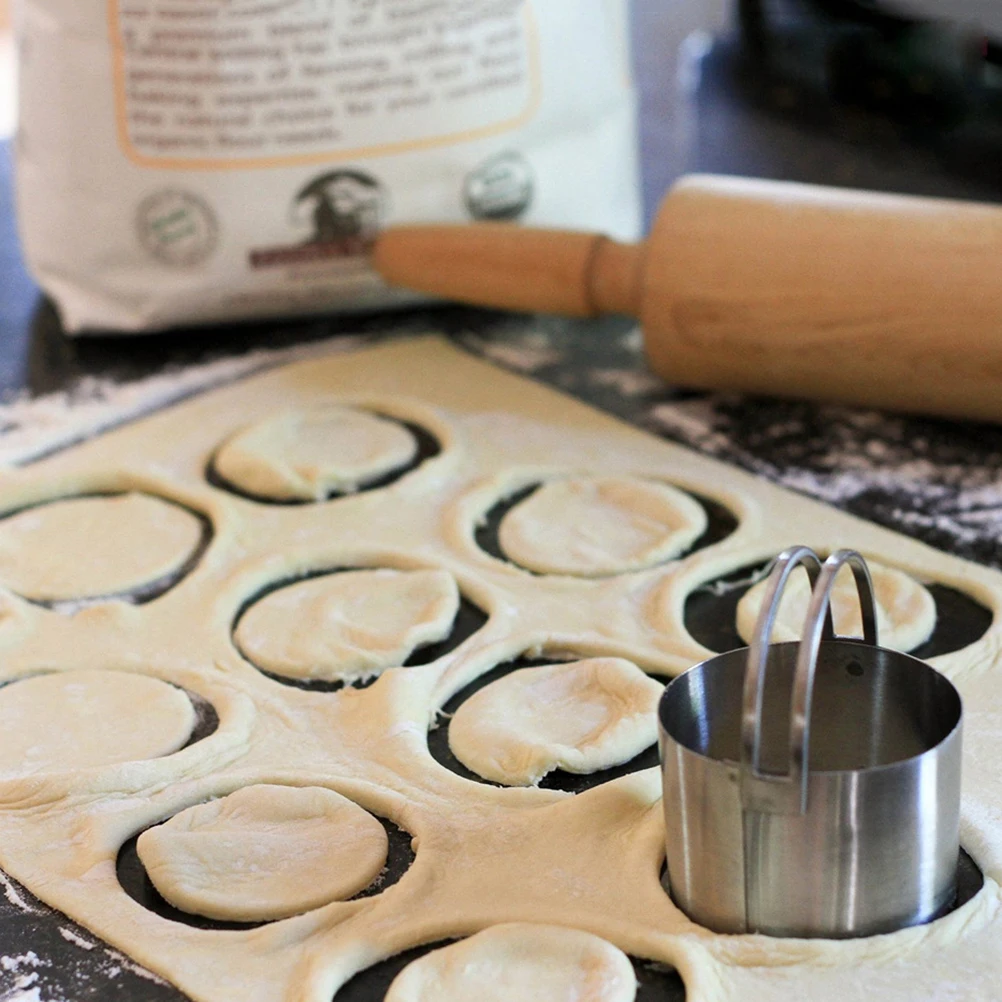 

5 Pcs Biscuit Mold Cutters Stainless Steel Cookie Dessert Moulds Cutting Machine