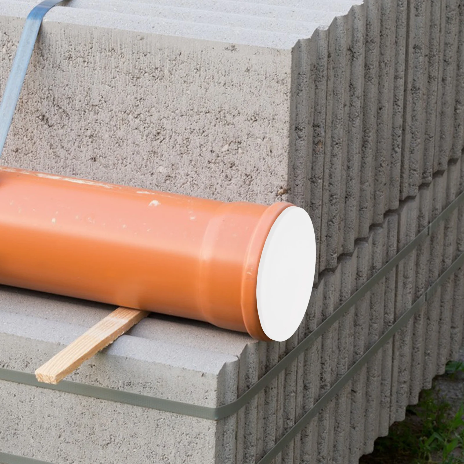 غطاء نهاية بولي كلوريد الفينيل أغطية توصيل الأنابيب الثقيلة لأنابيب الصلب البلاستيكية القابلة لإعادة الاستخدام حامي نهاية الأنابيب نظام الصرف