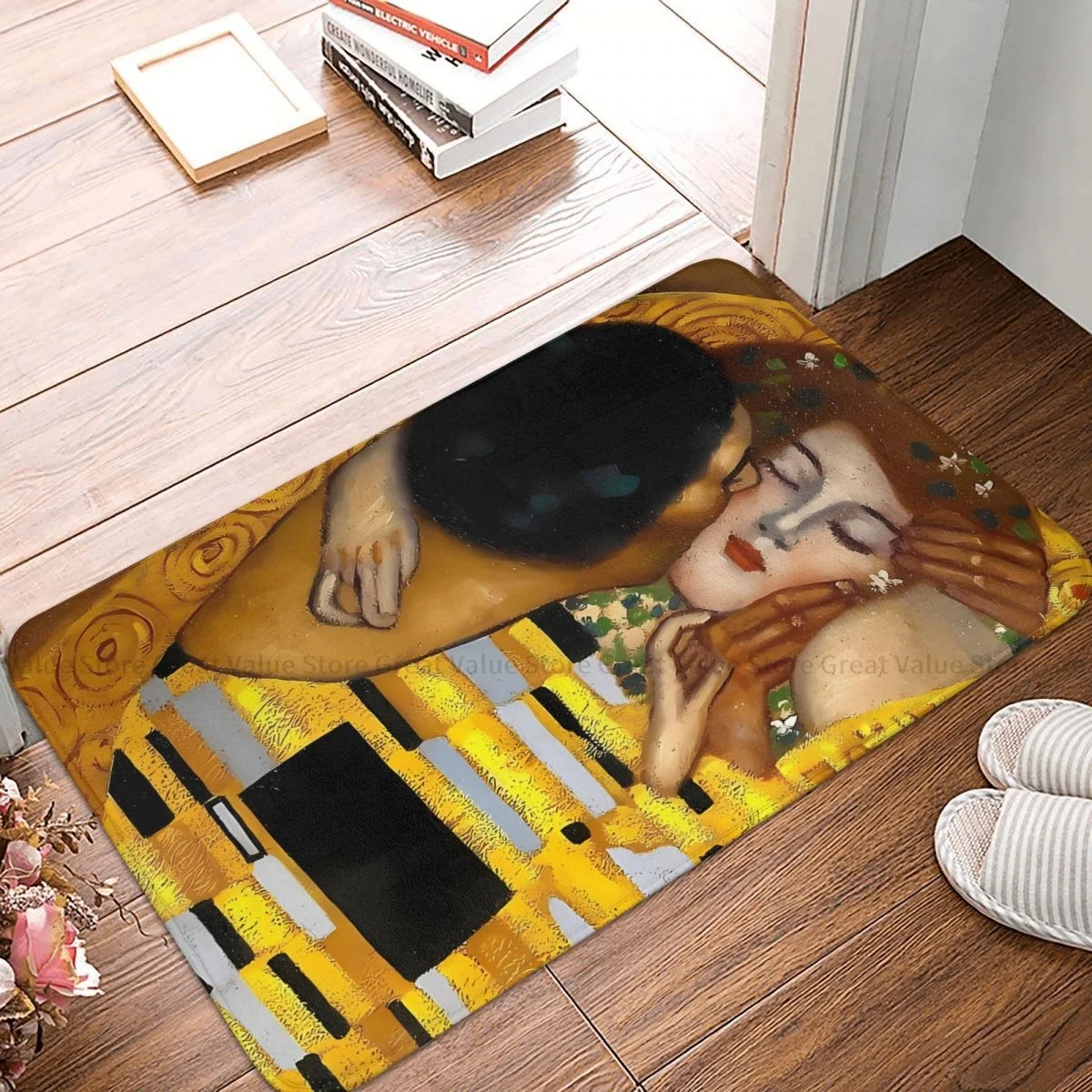 Gustav Klimt Patting Art Non-slip Doormat Colorful Living Room Kitchen Mat Prayer Carpet Home Pattern Decor