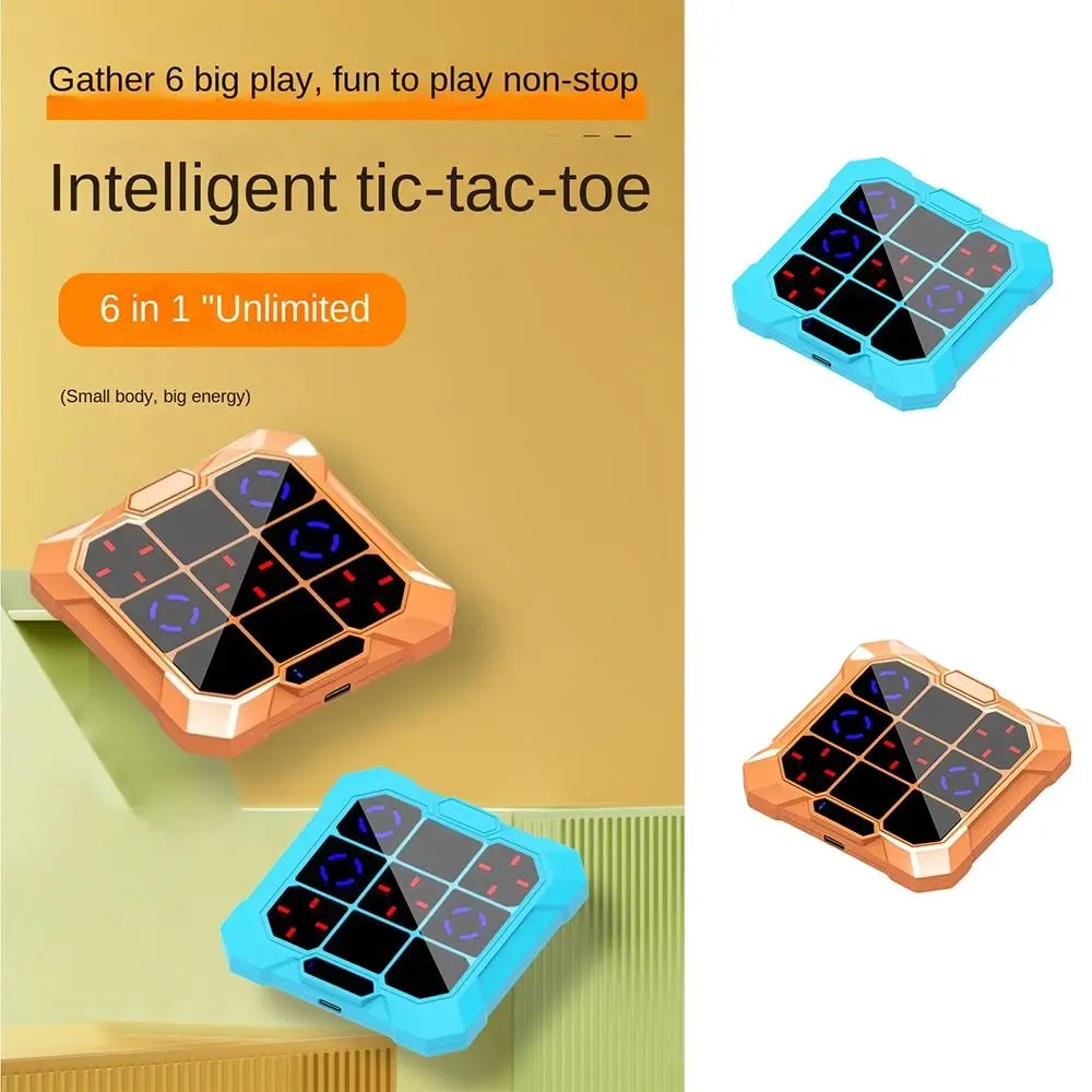 

6 в 1 TIC-TAC-TOE Bolt Game Обучающая тренировка памяти Монтессори Головоломка Настольная игра Интеллектуальное мышление Упражнения