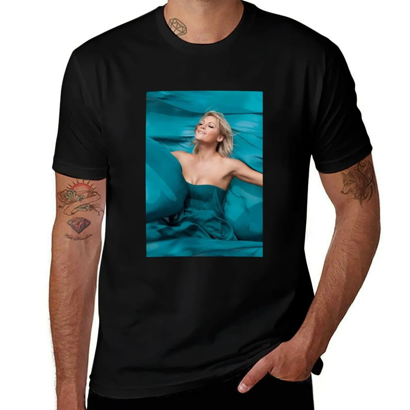 Helene Fischer T-Shirt Holiday Casual Short Sleeve Top T-Shirt