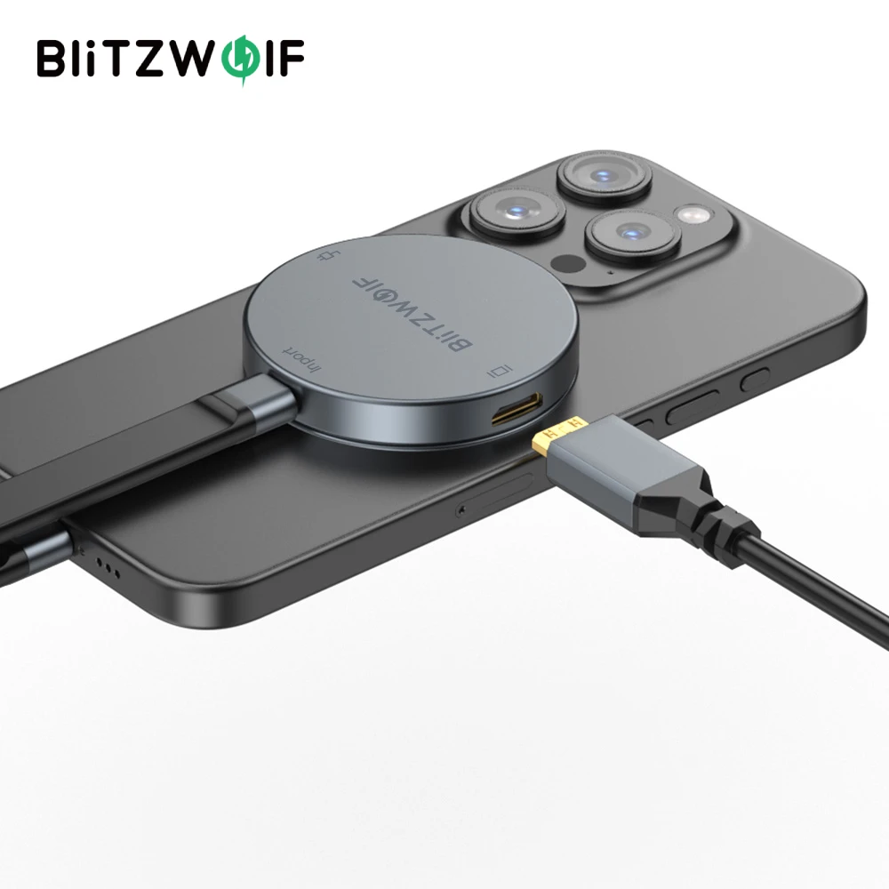 

BlitzWolf BW-SSD4 Магнитный жесткий диск M.2 NVME 2230 SSD из алюминиевого сплава с PD 100 Вт 4K HD Type-C 10 Гбит/с Высокоскоростная передача