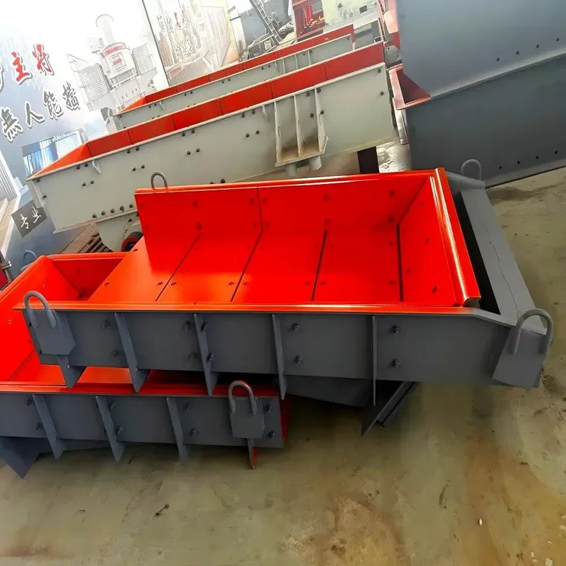 Direct Sales GZD750x2500 Vibrating Feeder Is Suitable for Feeding Ore, Gravel, and Limestone.