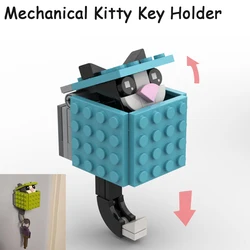 Moc Building Blocks Key Holder Unusual Toys Assembling Model Gifts Construction Set for Childrens Girl Creative Toy Bricks Diy