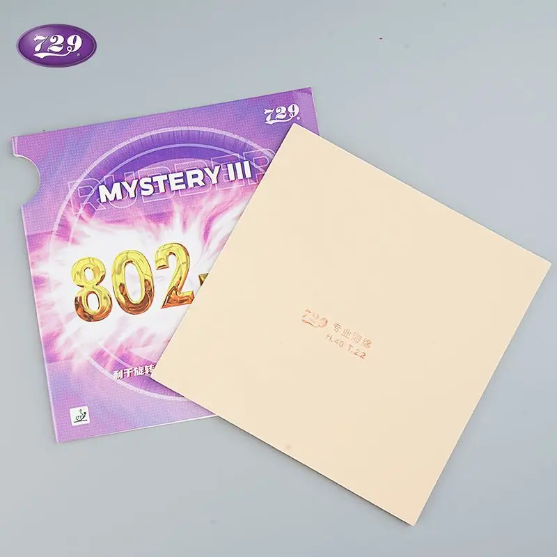 Friendship 729 Table Tennis Paddle Rubber 802-40 Gui Fu Inverted Rubber Professional Table Tennis Rubber Fast Attack Type