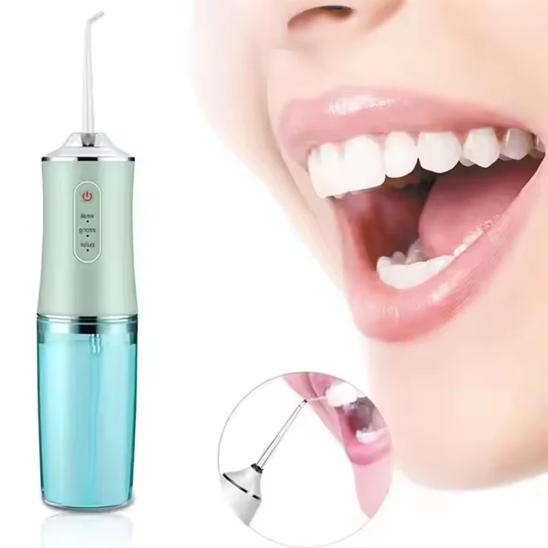 

1 PCS Portable Water Floss USB Rechargeable Oral Irrigator 220ML Electric Tooth Cleaning Device 3 Modes Waterproof Irrigator