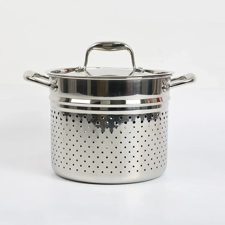 Set Cookware Stainless Pans Steel And Kitchenware Non Stick Soup Induction Wholesale Luxury High Quality Cooking Pots