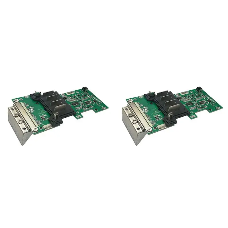 2X Li- Battery PCB Charging Protection Circuit Board For AEG RIDGID 18V 3.0Ah 9Ah LED Battery Indicator