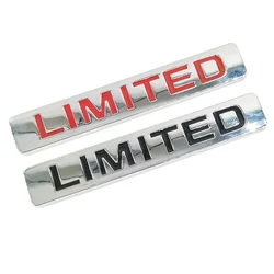 3D Metal LIMITED Emblem Badge Red Black Sticker Car Body Side Wing Tailgate For Suzuki Honda Kawasaki HARLEY VW Touareg Golf