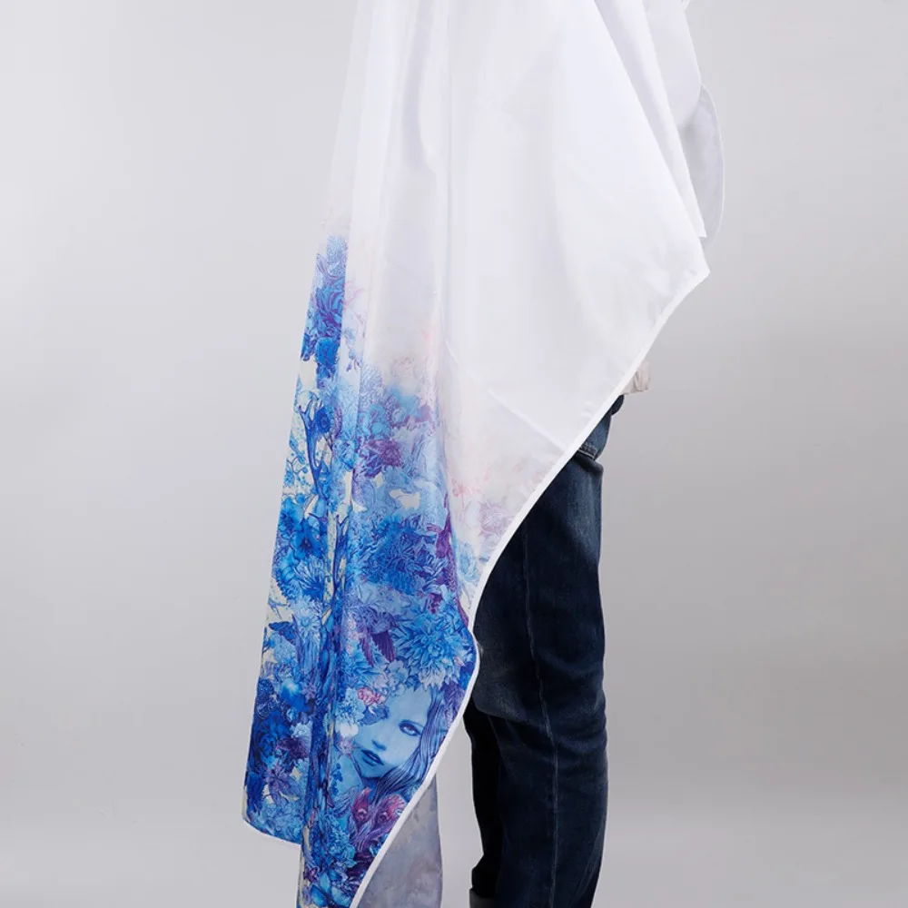 Antistatic Hair Cut Cape Adjustable Neck Strap Lightweight Hairdresser Dye Apron Waterproof Salon Hairdress Cape