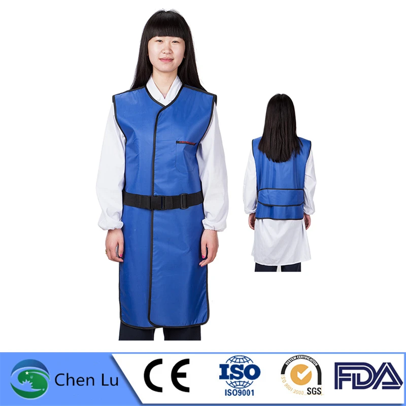 Recommend x-ray gamma ray radiation protection 0.5mmpb long lead vest nuclear radiation protective adult slim fit lead vest