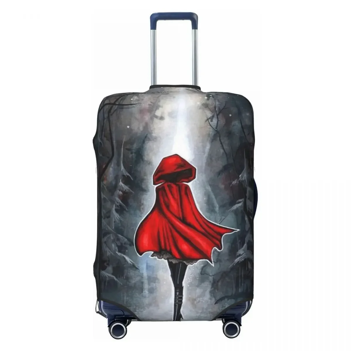 Little Red Riding Hood Print Luggage Protective Dust Covers Elastic Waterproof 18-32inch Suitcase Cover Travel Accessories