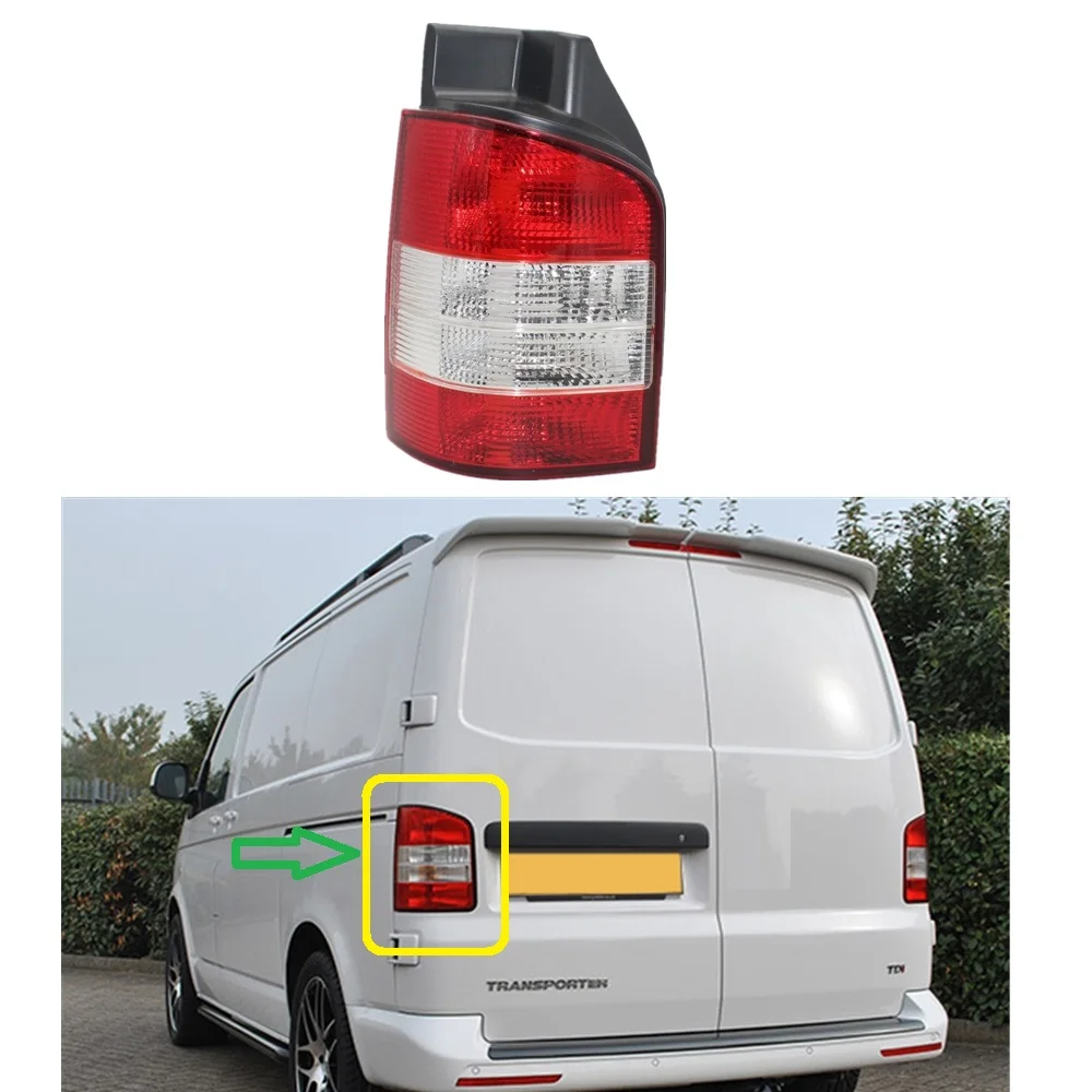 

Left Side For VW Transporter Multivan T5 2003 2004 2005 2006 2007 2008 2009 2010 Rear Tail Light Lamp Without Bulb