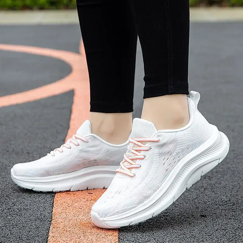 

Student Shoes Summer Breathable Comfortable Mesh Surface Shoes Mother Soft Bottom Casual Women's Tenis Sports Shoes