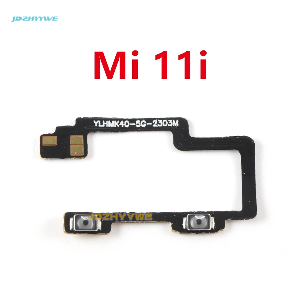 1PCS For Xiaomi Mi 11 10 5G 11 Lite Pro Ultra 11i 11T 10T Mute Side Button Original Key Switch Volume Power On Off Flex Cab