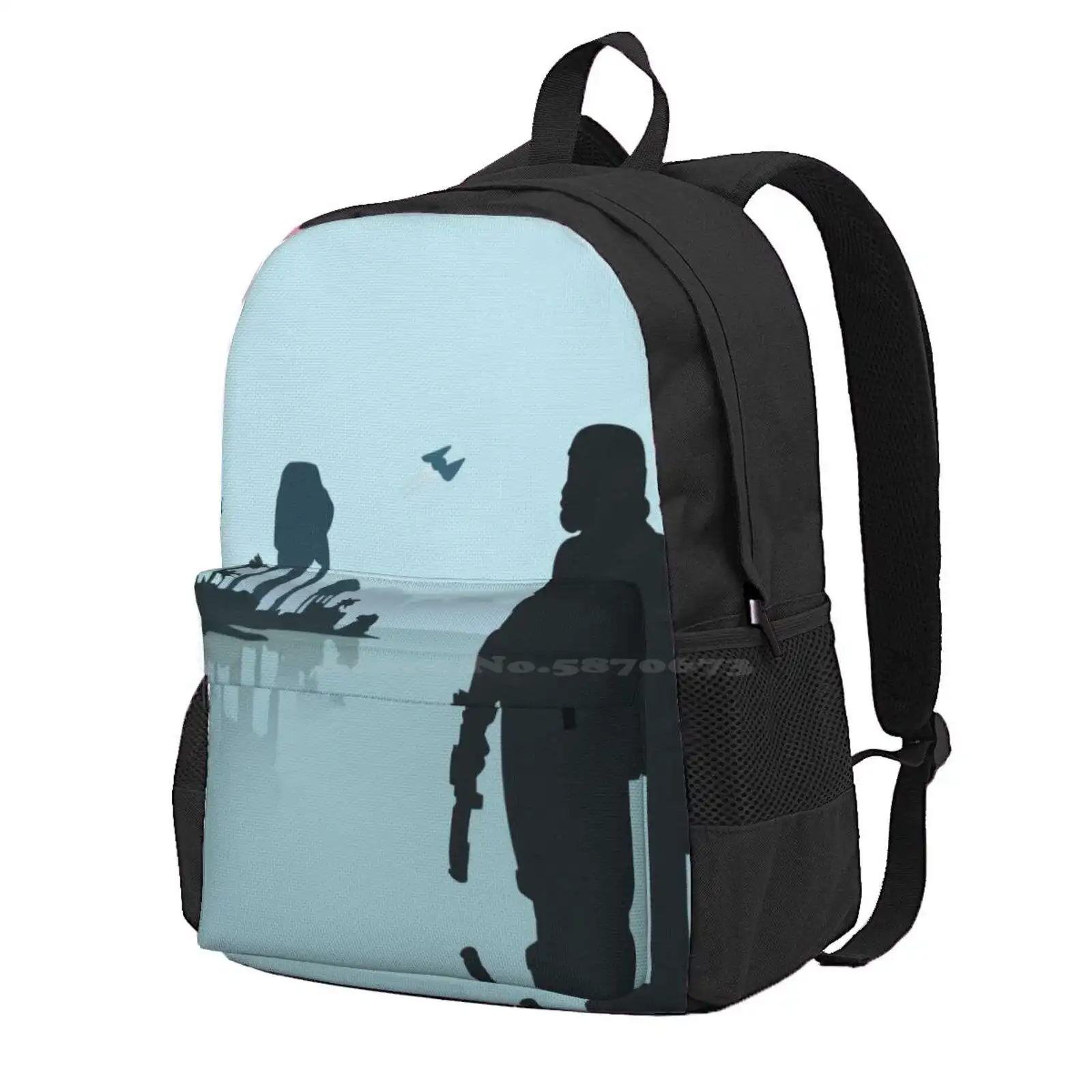 Trooper On Scarif Hot Sale Schoolbag Backpack Fashion Bags Scarif Trooper Rogue One Atat At At