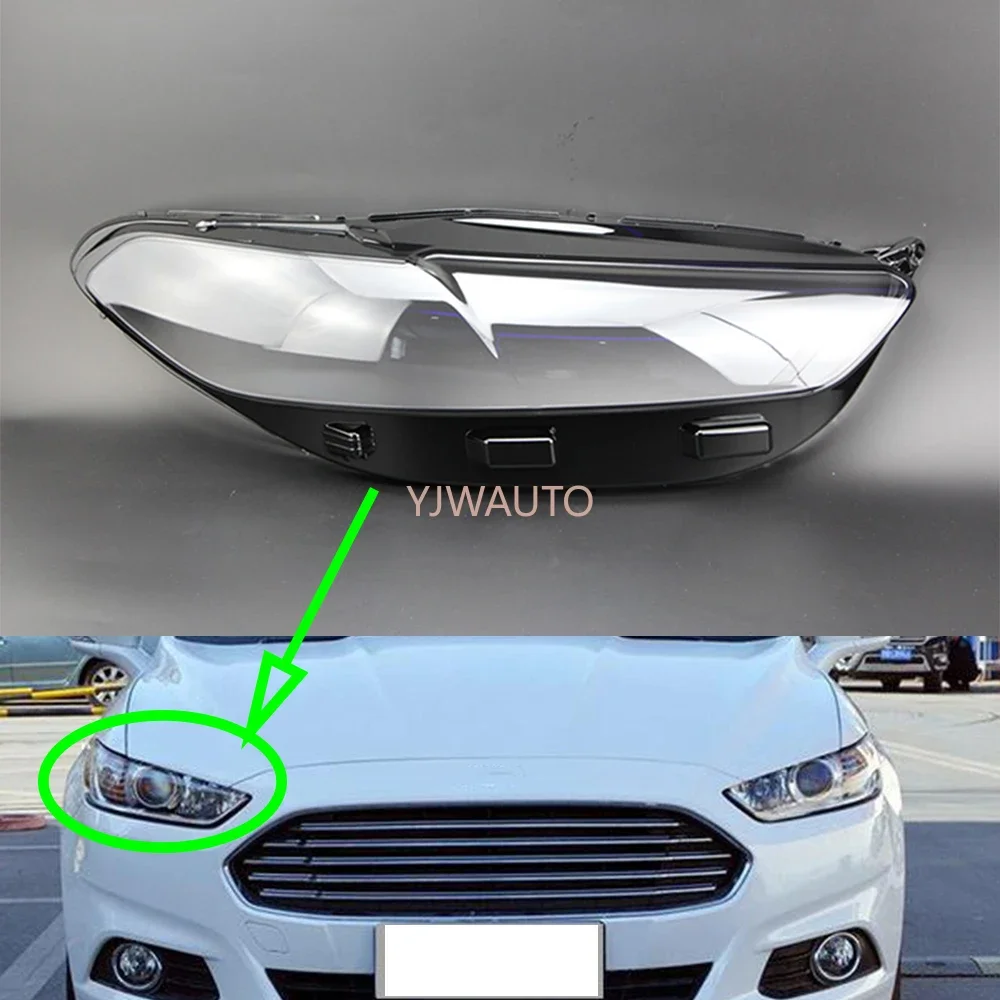 For Ford Mondeo 2013 2014 2015 2016 Headlamp Lens Car Headlight Cover Glass Replacement Clear Front Lamp Auto Shell