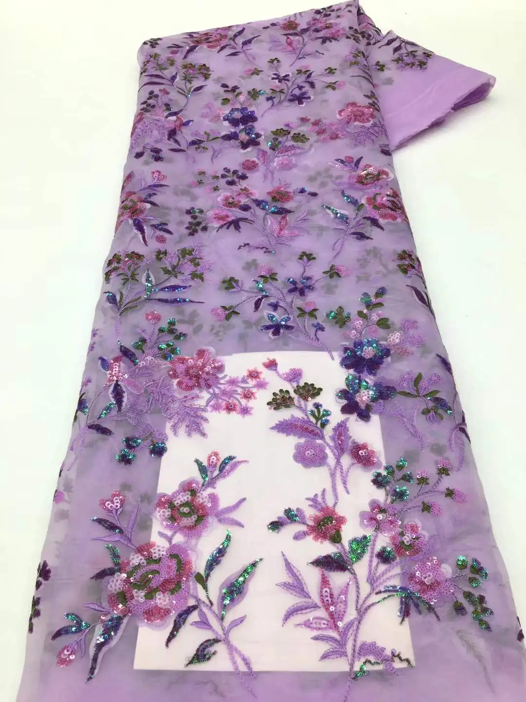 ナイジェリア高級スパンコールビーズレース生地 2025 高品質アフリカチュールレース生地フランス女性の結婚式のパーティードレス縫製